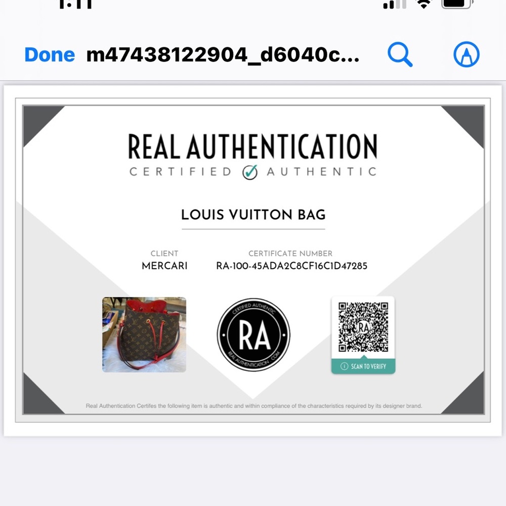 Louis Vuitton neonoe bag